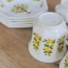Johnson Brothers Ironstone Lemon Tree cups and saucers