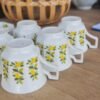 Johnson Brothers Ironstone Lemon Tree cups and saucers