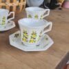 Johnson Brothers Ironstone Lemon Tree cups and saucers