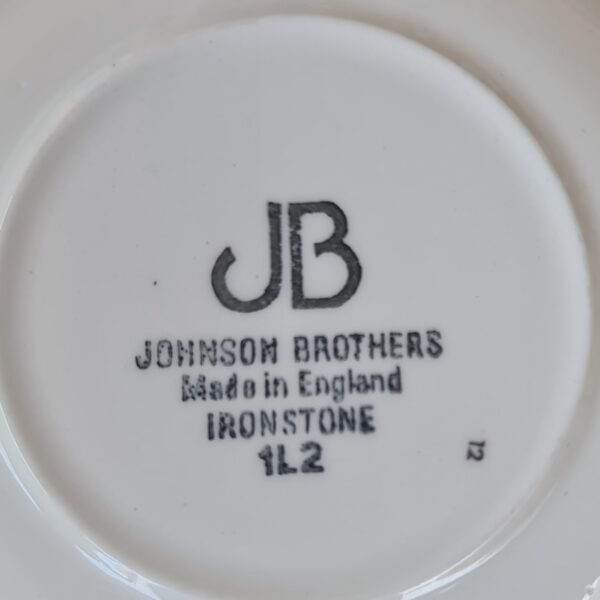 Johnson Brothers Ironstone Lemon Tree cups and saucers