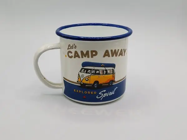 Enamel VW T1 Bulli Campervan MUG