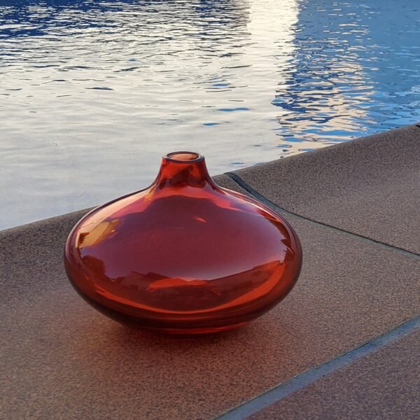 Vintage Ikea Salong Red Bud Vase