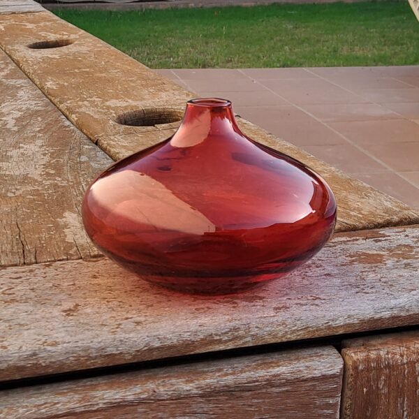 Vintage Ikea Salong Red Bud Vase