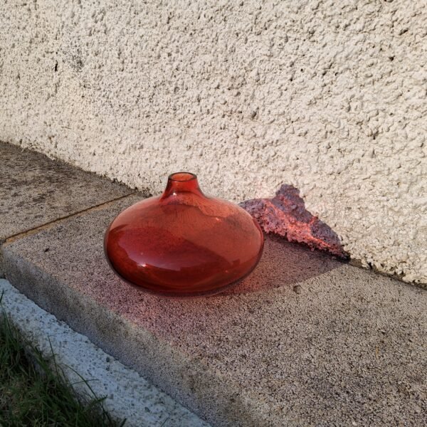 Vintage Ikea Salong Red Bud Vase