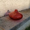 Vintage Ikea Salong Red Bud Vase