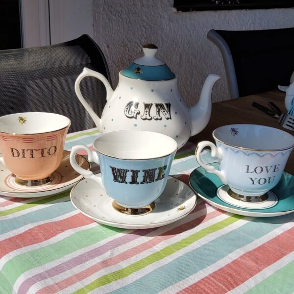 Fun GIN Teapot by Yvonne Ellen